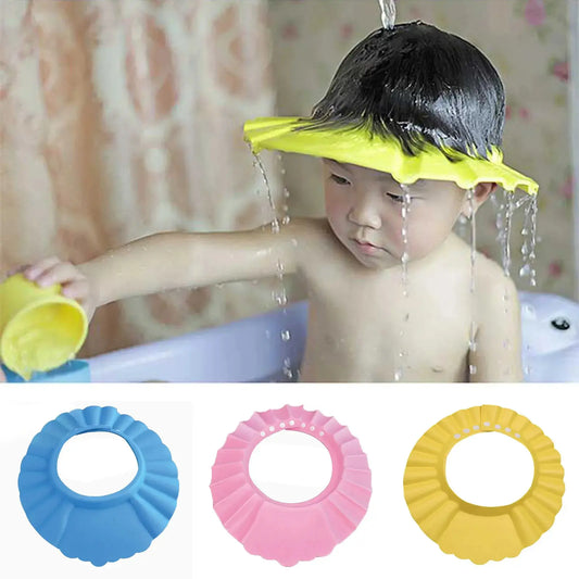 Rosin Official™ Soft & Adjustable Baby Shampoo Shower Cap