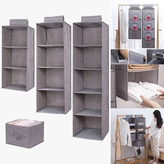 Rosin Official™ Linen Hanging Wardrobe Organizer