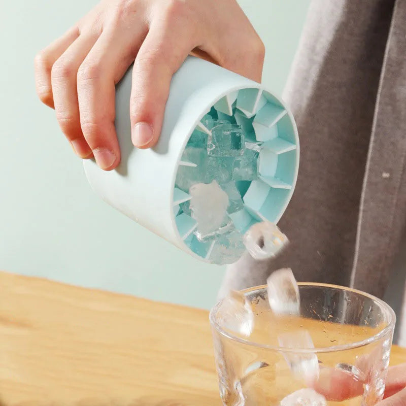 Rosin official™ Silicone Round Ice Bucket & Cube Maker