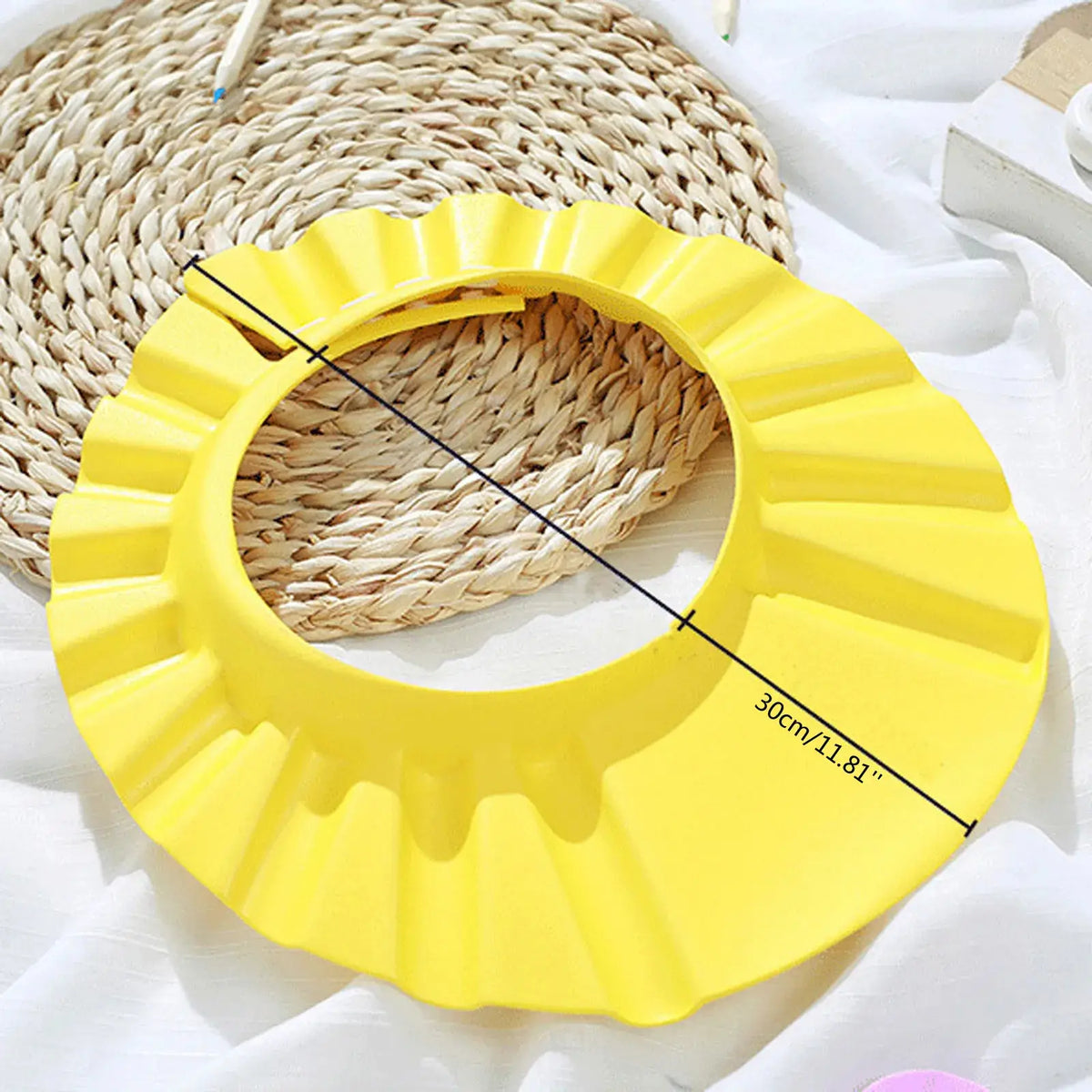 Soft & Adjustable Baby Shampoo Shower Cap – Tear-Free Bath Time