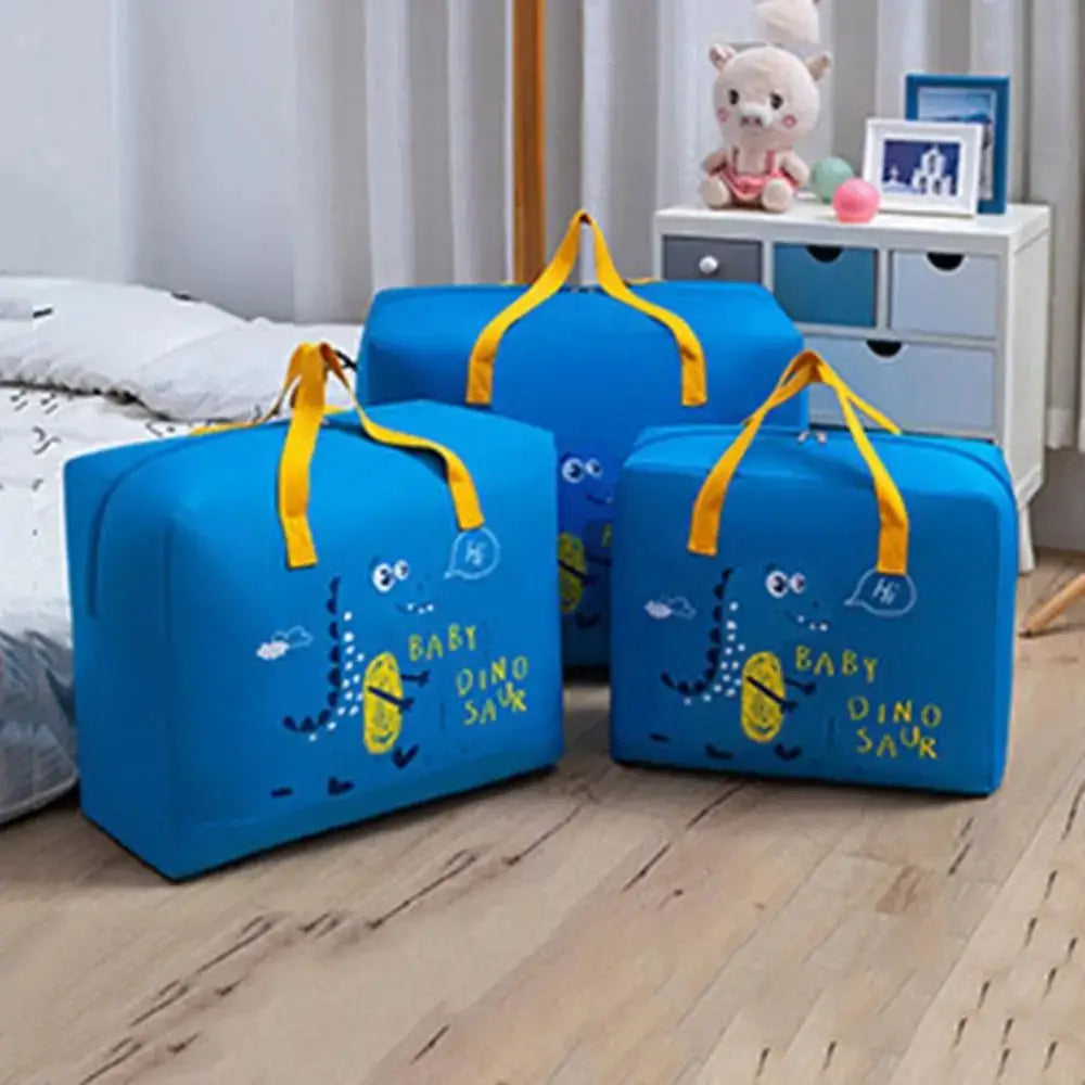 Rosin™Cartoon Kids Quilt Storage Bag: Waterproof Kindergarten Box