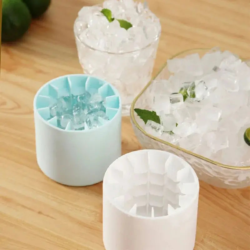 Rosin official™ Silicone Round Ice Bucket & Cube Maker