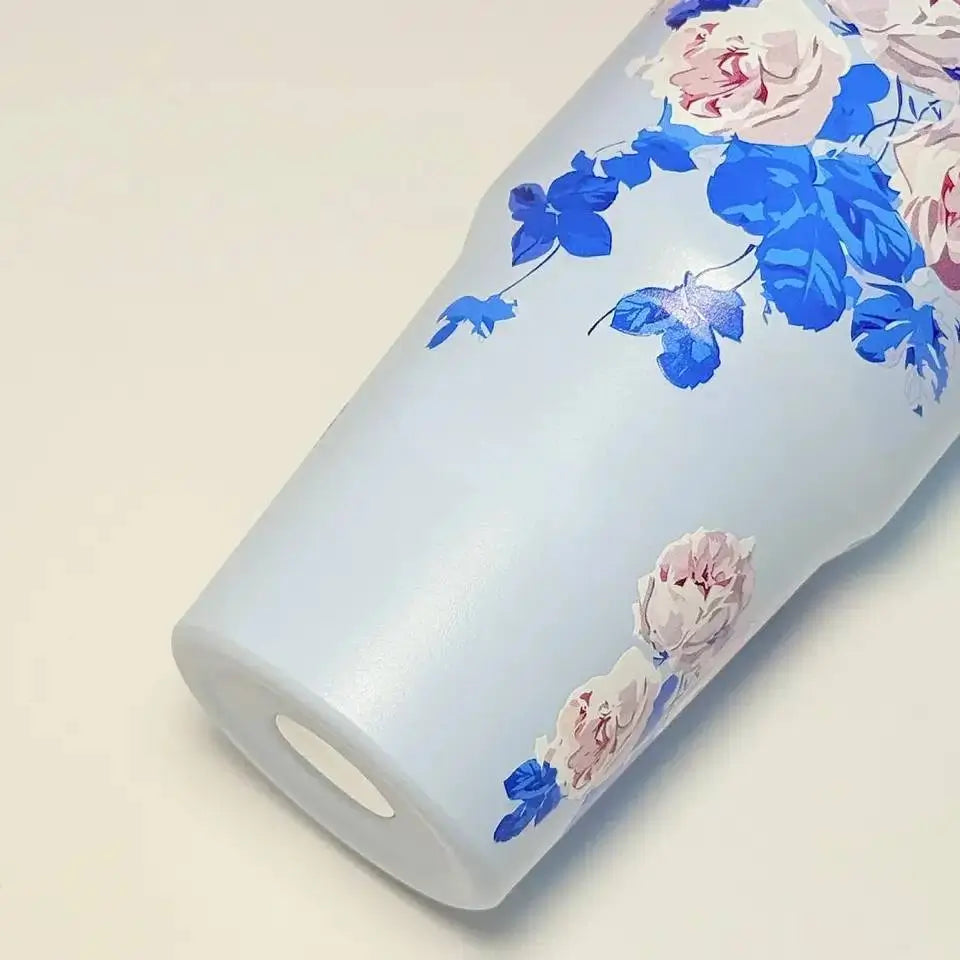 Rosin Official™ Floral & Bow Print Insulated Tumbler