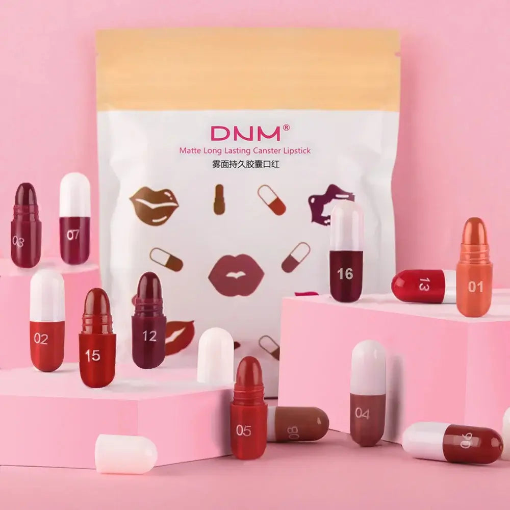 Rosin Official™ 18Pcs Matte Capsule Lipstick Set
