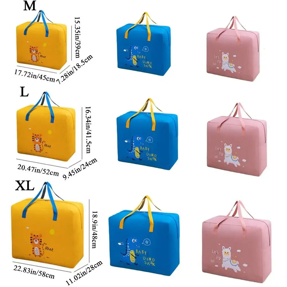Rosin™Cartoon Kids Quilt Storage Bag: Waterproof Kindergarten Box