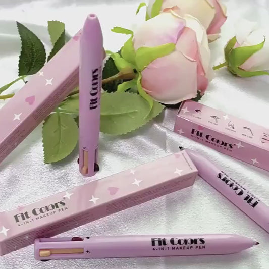Rosin Official™ 4-in-1 All-in-One Makeup Pencil | Eyeliner, Lip & Brow